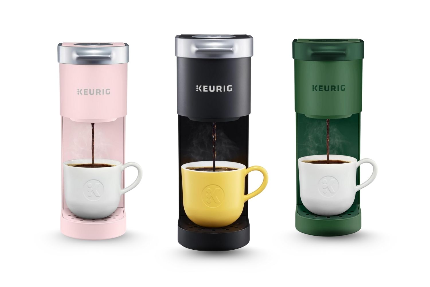 Keurig K-Mini coffee maker travel mug friendly