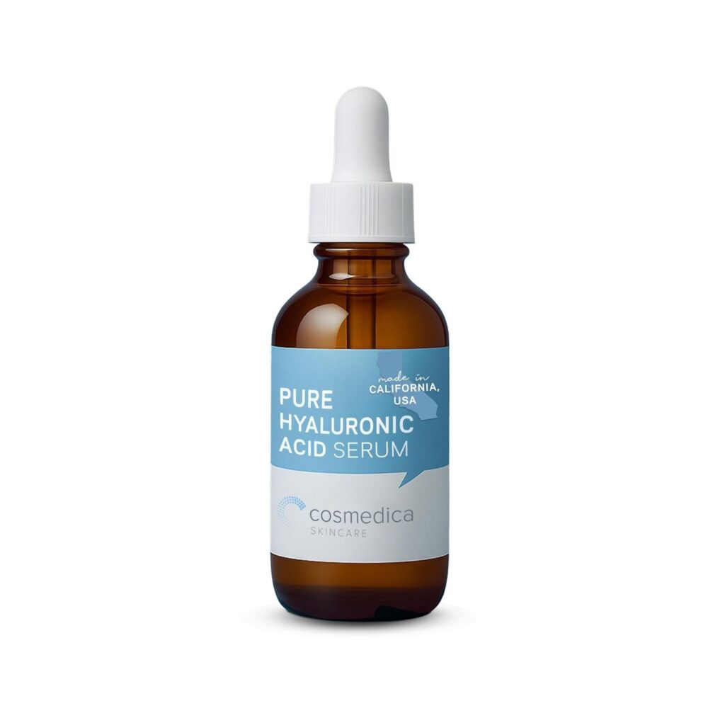 Pure Hyaluronic Acid Serum for Intense Hydration, Wrinkle Reducing and Brightening, 2 oz